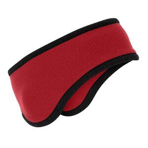 𝖢 🇱 🇦 🇸 🇸 𝗂 🇨  𝖥🇦 🇸 🇭 𝗂 🇴 🇳 Fleece Ear Warmer Headband 🔴⚫